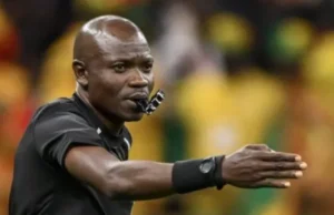 CAF Appoints Controversial Referee Jean-Jacques Ndala for Champions League Final First Leg Mamelodi Sundowns vs AS FAR final referee, AFCON 2025 final controversy Ndala, Sundowns official complaint CAF, Omar Abdulkadir Artan second leg, CAF Champions League final 2026. Jean-Jacques Ndala CAF Champions League final referee