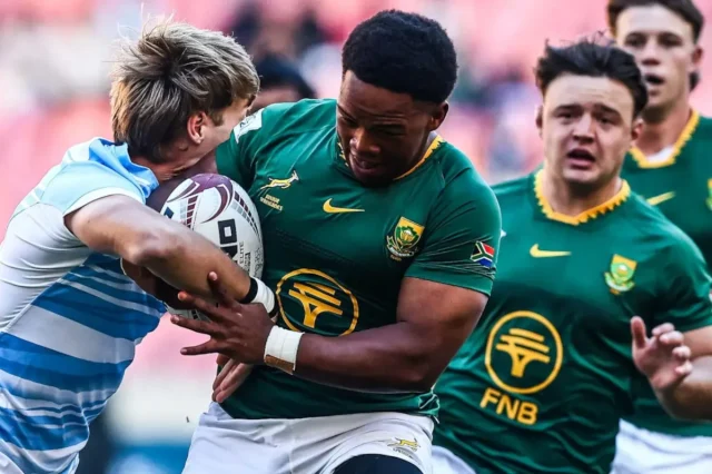 Sanzaar bonus point rules 2026, Junior Boks vs New Zealand 9 May, U20 Rugby Championship log standings, Baby Blacks title hopes, South Africa youth rugby news. Junior Springboks U20 Rugby Championship permutations