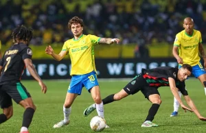 One Step Closer! Modiba’s Magic Puts Sundowns Ahead in CAF Champions League Final Mamelodi Sundowns vs AS FAR, CAF Champions League final, Aubrey Modiba free kick, Sundowns score, CAF CL second leg date. CAF Champions League Final: Sundowns Edge AS FAR 1-0 in First Leg