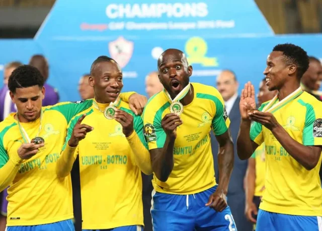 CAF Champions League Final: How Mamelodi Sundowns Won It in 2016 Mamelodi Sundowns, CAF Champions League Final, 2016 CAF Champions League, Pitso Mosimane, Khama Billiat, AS FAR vs Sundowns, African football news, Masandawana.