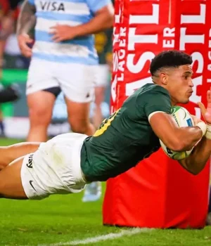 Three Rising Stars Ready to Lead the Springbok Attack Sacha Feinberg-Mngomezulu, Vusi Moyo, Rassie Erasmus 2031, Junior Springboks, Springboks vs England 2026. Springbok flyhalf succession