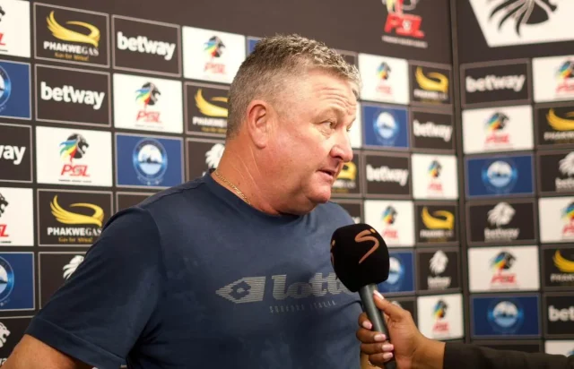 Gavin Hunt Stellenbosch FC, Orlando Pirates vs Stellenbosch, Patrick Maswanganyi goal, Evidence Makgopa, Tshegofatso Mabasa parent club, PSL title race 2026.