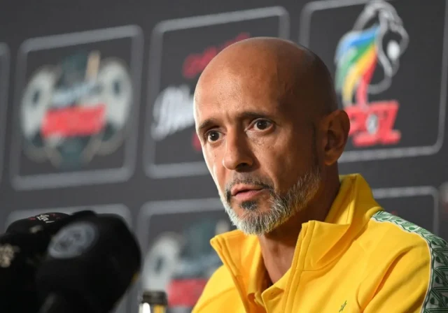 Miguel Cardoso Sundowns Miguel Cardoso Sundowns, Orlando Pirates title race, Magesi FC vs Orlando Pirates venue, Betway Premiership news. Peter Mokaba Stadium vs Seshego Stadium, Mamelodi Sundowns vs TS Galaxy results, South African football controversy, PSL pitch management.