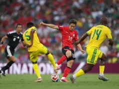 Bafana Bafana vs South Korea Player Ratings: Maseko and Mudau Unstoppable in Monterrey Masterclass Khuliso Mudau vs Son Heung min, Thapelo Maseko goal South Korea, Relebohile Mofokeng World Cup start, Bafana vs Canada Round of 32, Hugo Broos tactics Monterrey. Player Ratings: Mudau and Maseko Dominate as Bafana Make World Cup History. Bafana Bafana player ratings