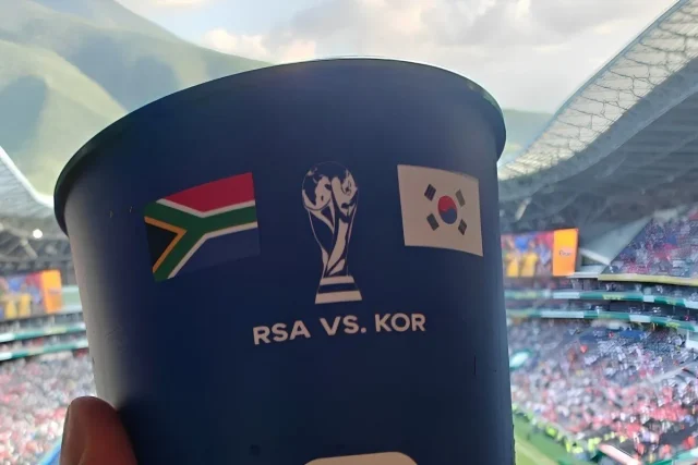 Bafana Bafana match report, Relebohile Mofokeng World Cup, South Africa vs Canada Round of 32, Hugo Broos post-match interview, FIFA World Cup 2026 Monterrey. Maseko Fire Bafana Into Historic World Cup Knockouts. Thapelo Maseko South Korea goal