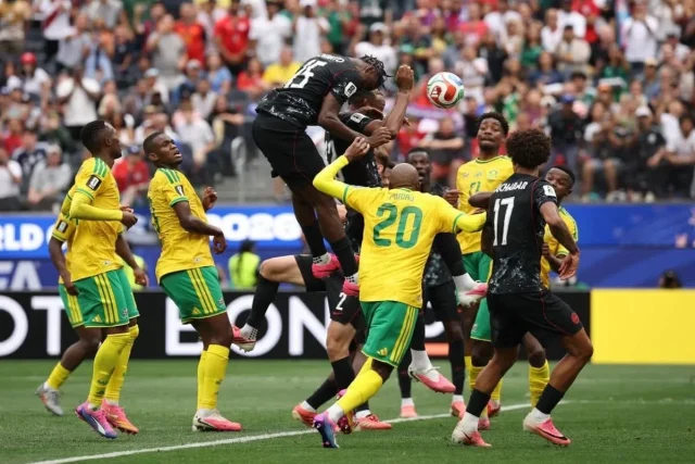 Bafana Bafana player ratings vs Canada. Bafana Bafana vs Canada Ratings: Who Fired and Who Flopped in World Cup Exit. Bafana Bafana vs Canada World Cup 2026 player ratings. South Africa vs Canada 2026 World Cup highlights. Bafana Bafana eliminated from 2026 World Cup. South Africa vs Canada Round of 32 match report. Mbekezeli Mbokazi vs Canada performance. Stephen Eustauquio goal vs South Africa. Teboho Mokoena performance World Cup 2026. Khuliso Mudau vs Alphonso Davies. Aubrey Modiba mistake Canada goal. Ronwen Williams saves vs Canada World Cup