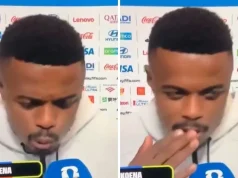 “I Felt Fk!”: Teboho Mokoena Drops Live F-Bomb to Give Mzansi One Last World Cup Meme Teboho Mokoena post match interview video, Bafana Bafana funny memes World Cup 2026, South Africa vs Canada funny reactions, Mokoena TikTok viral video clip, Mzansi TikTok trends soccer. Teboho Mokoena Drops Live F-Bomb in World Cup Interview Blunder. Teboho Mokoena interview video Canada. teboho-mokoena-swears-live-interview-world-cup-meme.