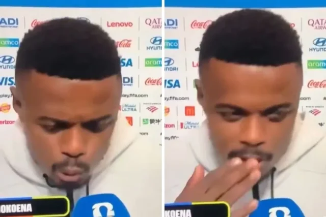 Teboho Mokoena post match interview video, Bafana Bafana funny memes World Cup 2026, South Africa vs Canada funny reactions, Mokoena TikTok viral video clip, Mzansi TikTok trends soccer. Teboho Mokoena Drops Live F-Bomb in World Cup Interview Blunder. Teboho Mokoena interview video Canada. teboho-mokoena-swears-live-interview-world-cup-meme.