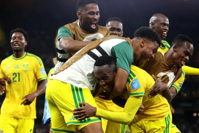 World Cup Round of 32 fixtures 2026, South Africa vs Canada date SoFi Stadium, what time does Bafana Bafana play on Sunday, FIFA World Cup 2026 knockout bracket, Hugo Broos press conference. Date & Kick-Off Time Confirmed for Bafana Bafana’s Historic World Cup Knockout. Bafana Bafana vs Canada kick off time