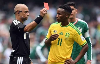 Bafana Bafana’s World Cup Nightmare Compounds with Looming R1-Million FIFA Fine Bafana Bafana FIFA fines, Themba Zwane violent conduct VAR, Siphephelo Sithole suspension, FIFA Disciplinary Code 2026, South Africa vs Czech Republic Atlanta. Bafana Bafana Face Massive FIFA Fines After World Cup Red Cards