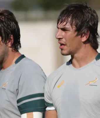 The Last Dance of the Giants: Three Legendary Springbok Locks Approaching Their Final Lineouts Eben Etzebeth 150 caps milestone, Franco Mostert international retirement, Lood de Jager injury comeback, Rassie Erasmus lock depth, Springboks vs Barbarians lineouts, SA Rugby news updates. Springbok locks retirement 2027 World Cup