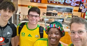 Green and Gold Invasion: South African Fans Storm Mexico Ahead of Do-or-Die World Cup Clash Hugo Broos South Africa soccer, Estadio Monterrey fan photos, FIFA World Cup 2026 Group A, Relebohile Mofokeng World Cup, South African soccer fans Mexico. World Cup 2026: Bafana Bafana Fans Paint Monterrey Green & Gold Ahead of Decider. Bafana Bafana vs South Korea World Cup