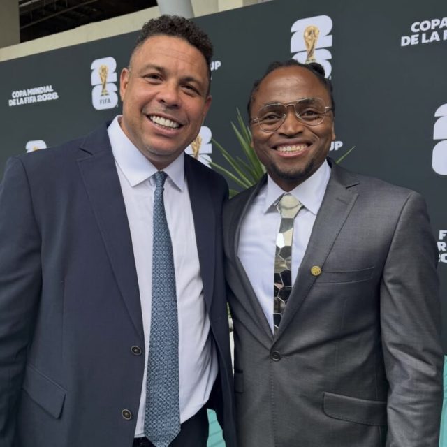 Siphiwe Tshabalala meets Ronaldo R9 2026 Shabba and Ronaldo original World Cup link up, South African football legends, SuperSport Football Hope Mbhele interview, Ronaldo follows Tshabalala on Instagram, Bafana Bafana World Cup news, Kaizer Chiefs legends. Siphiwe Tshabalala meets Ronaldo R9 2026