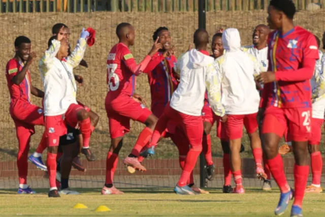 Milford FC promotion playoffs, Magesi FC relegated, Betway Premiership 2025/26 standings, Menzi Chili goal, Edmore Chirambadare Kaizer Chiefs, PSL promotional playoffs. Milford FC Promoted to Betway Premiership; Magesi FC Relegated