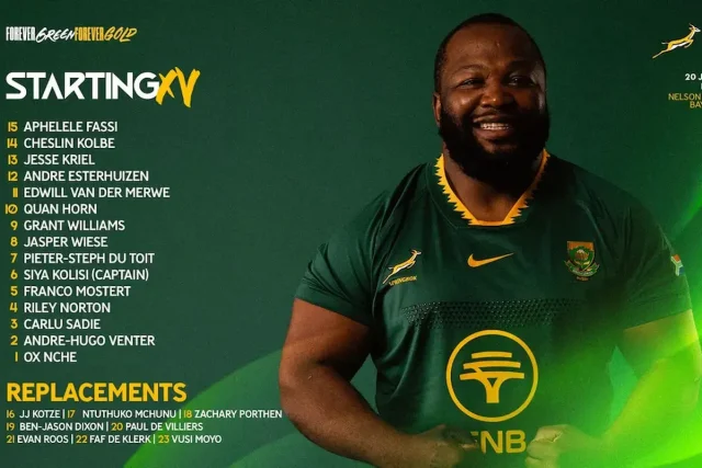 Rassie Erasmus selection surprises, Yaqeen Ahmed SA A team, Springboks vs Barbarians 10 jersey, South African rugby depth chart, Gqeberha rugby double header 2026. Quan Horn Springbok flyhalf