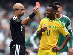 Heavy Blow for Bafana: FIFA Dismisses Themba Zwane’s Red Card Appeal Ahead of Canada Clash Bafana Bafana vs Canada lineup updates, Teboho Mokoena return World Cup, SAFA appeal dismissed FIFA, Hugo Broos midfield tactics, FIFA World Cup 2026 suspensions. FIFA Bombshell: Themba Zwane Appeal Dismissed Ahead of Canada Knockout. Themba Zwane red card appeal