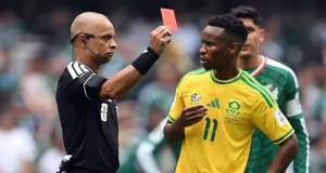 Heavy Blow for Bafana: FIFA Dismisses Themba Zwane’s Red Card Appeal Ahead of Canada Clash Bafana Bafana vs Canada lineup updates, Teboho Mokoena return World Cup, SAFA appeal dismissed FIFA, Hugo Broos midfield tactics, FIFA World Cup 2026 suspensions. FIFA Bombshell: Themba Zwane Appeal Dismissed Ahead of Canada Knockout. Themba Zwane red card appeal