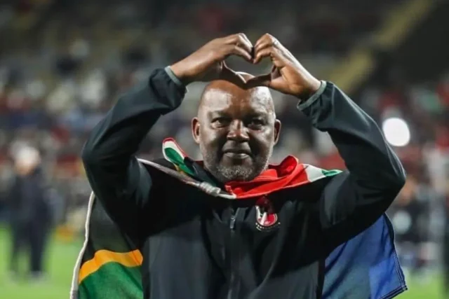 Pitso Mosimane Bafana Bafana, Hugo Broos replacement, next South Africa coach, Manqoba Mngqithi SAFA, Bafana Bafana news, AFCON qualifiers. Pitso Mosimane Tipped to Replace Hugo Broos as Bafana Bafana Coach