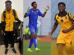 The Next Generation: Three Kaizer Chiefs Starlets Handed First-Team Chance Kaizer Chiefs academy, Kabelo Nkgwesa, Naphtali Mokoena, Pheko Phango, Fernando da Cruz, DStv Diski Challenge, Amakhosi youth. Kaizer Chiefs Youth Promotion: Three Academy Stars Join First-Team Training
