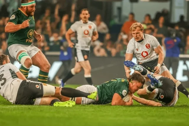 Springboks Blitz Wales 43-0 in Dominant Nations Championship Masterclass Springboks vs Wales match report, Nations Championship 2026, Springboks rugby news. South Africa 43 Wales 0, Jaco Williams debut try, Vusi Moyo, Rassie Erasmus squad depth, Kings Park rugby results