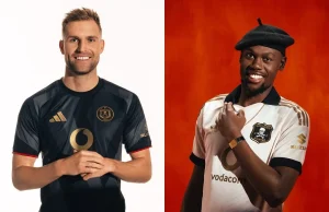 “City of Gold” Tribute: Orlando Pirates & adidas Unveil 2026/27 Home and Away Kits Orlando Pirates jersey price, Orlando Pirates new kit 2026/27, Orlando Pirates adidas kit, Betway Premiership kits. Oswin Appollis, Cemran Dansin, City of Gold Pirates kit, Orlando Amstel Arena opener.
