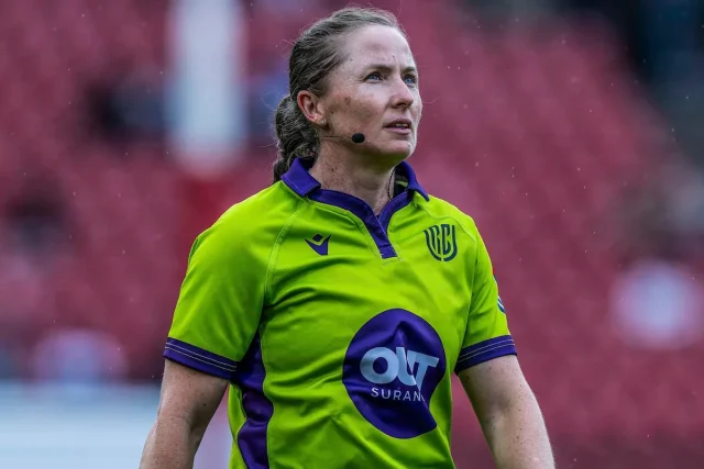 Aimee Barrett-Theron cancer diagnosis, SA rugby referee breast cancer, female rugby referee history, SARU news, breast cancer self-check reminder. Aimee Barrett-Theron: SA Rugby Referee Steps Down Due to Cancer
