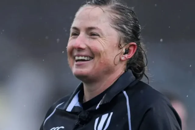 Aimee Barrett-Theron breast cancer Aimee Barrett-Theron referee, SA Rugby news, breast cancer self-check reminder, women in rugby, world rugby news. Rugby Community Rallies Behind Referee Aimee Barrett-Theron After Cancer Diagnosis. Aimee Barrett-Theron breast cancer