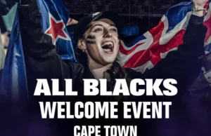 Welcome the Men in Black: Free All Blacks Fan Event Set for Cape Town Stadium All Blacks Cape Town, Rugby's Greatest Rivalry 2026, Springboks vs All Blacks, Cape Town Stadium event, All Blacks tour schedule. Stormers vs New Zealand, Springboks Tests 2026, free rugby tickets Cape Town, SA Rugby tour fixtures. All Blacks Free Fan Event at Cape Town Stadium: Dates & Schedule