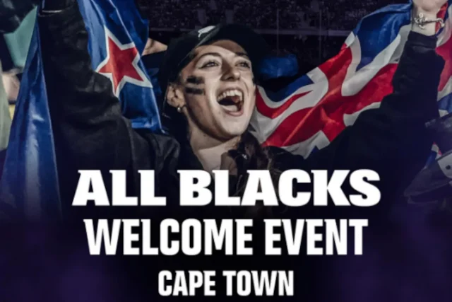 All Blacks Cape Town, Rugby's Greatest Rivalry 2026, Springboks vs All Blacks, Cape Town Stadium event, All Blacks tour schedule. Stormers vs New Zealand, Springboks Tests 2026, free rugby tickets Cape Town, SA Rugby tour fixtures. All Blacks Free Fan Event at Cape Town Stadium: Dates & Schedule