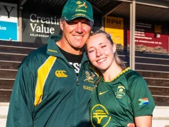 Green & Gold Legacy: André Snyman’s Daughter Keira Swaps Denver for Junior Springboks Paul Roos Gymnasium Stellenbosch, Springbok legacy, Women in Rugby SA, SA Rugby pathway. Keira Snyman, André Snyman, Junior Springbok Women, Springbok Women Sevens, South Africa Women Rugby. Keira Snyman Follows Father André Snyman to Junior Springboks. 18-year-old Keira Snyman left Denver to join the Junior Springbok Women, following in the footsteps of her father, 38-cap Springbok legend André Snyman.