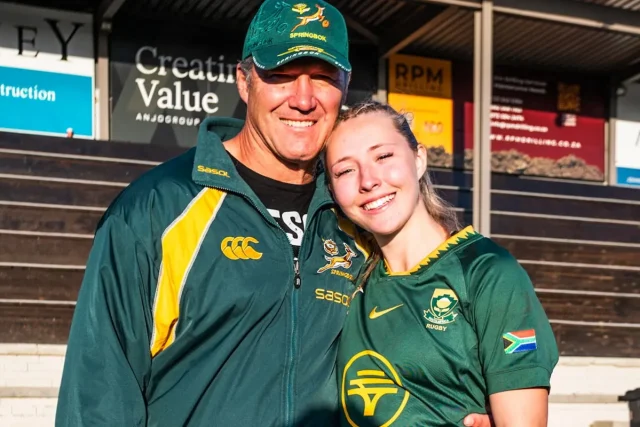 Paul Roos Gymnasium Stellenbosch, Springbok legacy, Women in Rugby SA, SA Rugby pathway. Keira Snyman, André Snyman, Junior Springbok Women, Springbok Women Sevens, South Africa Women Rugby. Keira Snyman Follows Father André Snyman to Junior Springboks. 18-year-old Keira Snyman left Denver to join the Junior Springbok Women, following in the footsteps of her father, 38-cap Springbok legend André Snyman.
