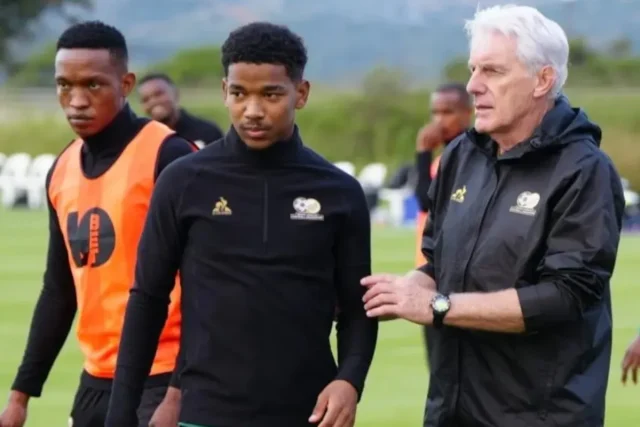 Hugo Broos Tribute to Jayden Adams: Bafana Bafana Mourns Sundowns Star Jayden Adams death, Hugo Broos Jayden Adams, Bafana Bafana midfielder dies, Mamelodi Sundowns Jayden Adams. SAFA Danny Jordaan, Jayden Adams tribute, South African football news, Idas Valley Stellenbosch. Hugo Broos Tribute to Jayden Adams: Bafana Bafana Mourns Sundowns Star