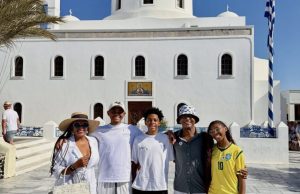European Summer Magic: Basetsana Kumalo Shares Heartwarming Family Holiday Moments Basetsana Kumalo family holiday, Basetsana Kumalo European vacation, Santorini family cruise, South African celebrity travel. Basetsana Kumalo European Holiday: Photos & Family Vacation Details