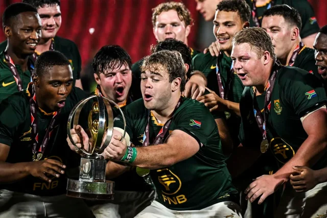 Junior Springboks Defeat France 16-5 to Retain World Championship Title Junior Springboks world champions, Junior World Championship final, SA U20 vs France rugby. Kevin Foote coach, Siphosethu Mnebelele captain, Junior Boks retain title, South Africa U20 rugby news, back to back world titles