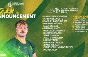 Lineup Revolution: Junior Springboks Set for Physical Georgia Clash on Thursday Junior Springboks kick off time, SA U20 vs Georgia, U20 World Championship 2026, Kevin Foote squad rotation, SuperSport rugby schedule. Junior Springboks vs Georgia: Kick-Off Time, Team Selection & TV Channel