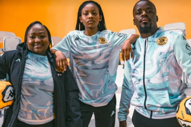Kaizer Chiefs supporters range 2026/27, Kaizer Chiefs Kappa kit, Amakhosi apparel, KC DigiStore merchandise, Betway Premiership 2026/27. Mfundo Vilakazi Kaizer Chiefs, The Kingdom Rises Kaizer Chiefs, Kaizer Chiefs tracksuit price, Amakhosi lifestyle gear, Soweto football style.
