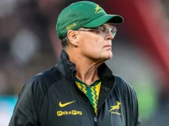 Rassie Erasmus Enters the Record Books as the Most Capped Springbok Coach of All Time Rassie Erasmus record, most capped Springbok coach, Springboks vs Scotland Loftus, Rassie Erasmus stats, SA Rugby milestone. All-Time Record: Rassie Erasmus Becomes Most Capped Springbok Coach in History