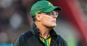 Rassie Erasmus Enters the Record Books as the Most Capped Springbok Coach of All Time Rassie Erasmus record, most capped Springbok coach, Springboks vs Scotland Loftus, Rassie Erasmus stats, SA Rugby milestone. All-Time Record: Rassie Erasmus Becomes Most Capped Springbok Coach in History