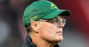 Uncharted Territory: Rassie Erasmus Surpasses Jake White to Become the Most Capped Springbok Coach in History Rassie Erasmus record springbok coach, most capped springbok head coach, Jake White springbok record broken, Rassie Erasmus win percentage stats, SA rugby coaching records. Legend Status: Rassie Erasmus Breaks All-Time Springbok Coaching Record