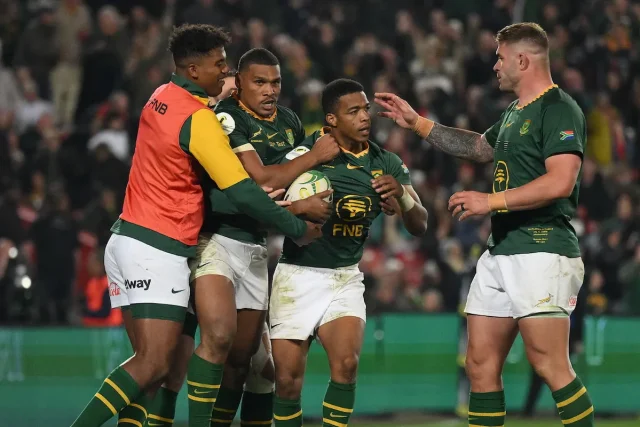 Springbok team announcement, Rassie Erasmus selection, Handre Pollard starting, Springboks vs Scotland lineup, Loftus Versfeld Test, Nations Championship squad. Springbok Team Announcement: Rassie Erasmus Makes 10 Changes for Scotland