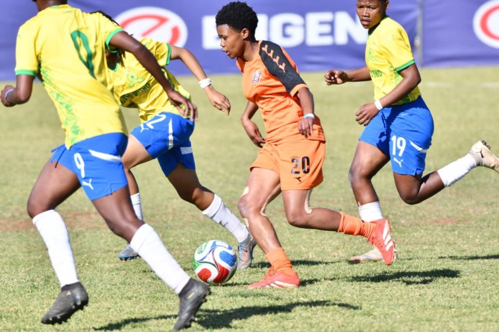 UJ U20 Women football, 2026 Engen Knockout Challenge, Portia Masilela UJ. Andisiwe Mgcoyi UJ coach, UJ vs Mamelodi Sundowns women, Orange Army football, South African women football talent. UJ U20 Women Claim Silver at 2026 Engen Knockout Challenge