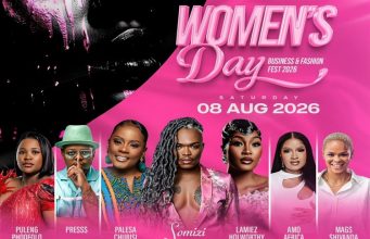 Somizi, Lamiez Holworthy & Presss Headline Free State Fashion Week’s 2026 Women’s Day Fest in Bloemfontein ebtickets Free State, Bloemfontein Women's Day event, Free State fashion designers, Women in business SA. Women's Day Business and Fashion Fest 2026, Free State Fashion Week, Somizi Bloemfontein, Lamiez Holworthy, CUT Bloemfontein events. Women's Day Business & Fashion Fest 2026: Somizi & Lamiez in Bloemfontein