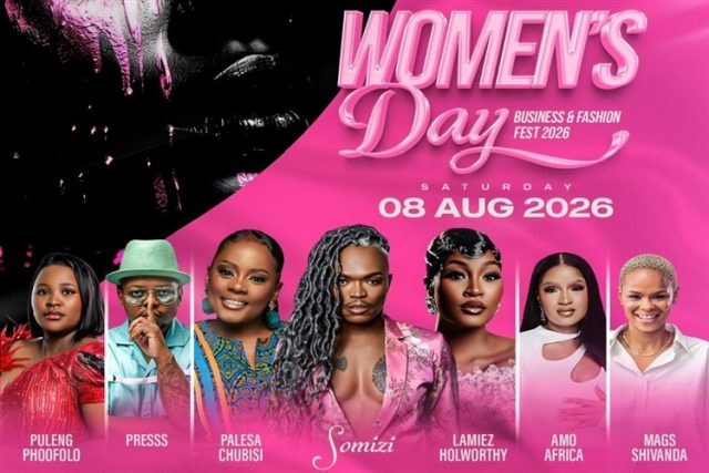 Women's Day Business & Fashion Fest 2026: Somizi & Lamiez in Bloemfontein ebtickets Free State, Bloemfontein Women's Day event, Free State fashion designers, Women in business SA. Women's Day Business and Fashion Fest 2026, Free State Fashion Week, Somizi Bloemfontein, Lamiez Holworthy, CUT Bloemfontein events. Women's Day Business & Fashion Fest 2026: Somizi & Lamiez in Bloemfontein