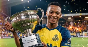 Relebohile Mofokeng Scores Winning Penalty to Lift Belgian Super Cup Relebohile Mofokeng debut, Union Saint-Gilloise, Belgian Super Cup, Relebohile Mofokeng penalty, South Africans abroad, Bafana Bafana news. Relebohile Mofokeng Scores Winning Penalty in Belgian Super Cup