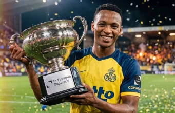 Relebohile Mofokeng Scores Winning Penalty to Lift Belgian Super Cup Relebohile Mofokeng debut, Union Saint-Gilloise, Belgian Super Cup, Relebohile Mofokeng penalty, South Africans abroad, Bafana Bafana news. Relebohile Mofokeng Scores Winning Penalty in Belgian Super Cup