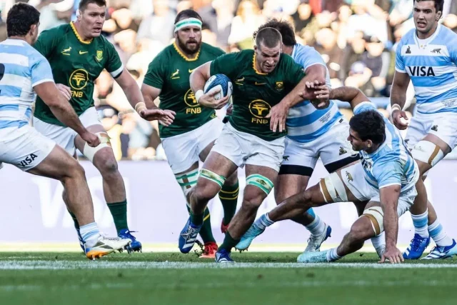 Cameron Hanekom. Cameron Hanekom Springboks. Rassie Erasmus. Springboks. Springboks vs Argentina. South Africa vs Argentina rugby. Springboks latest news. Cameron Hanekom try. Jasper Wiese. Springboks No. 8. Springboks team selection. Springboks rugby. South African rugby. Argentina Pumas. Los Pumas. Springboks 2026. Rugby Championship. Springboks squad depth. Springboks 2027 Rugby World Cup