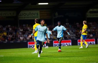 Relebohile Mofokeng Scores on Belgian Pro League Debut as Union Saint-Gilloise Cruise to Victory Relebohile Mofokeng. Relebohile Mofokeng goal. Mofokeng's first league goal. Mofokeng Union Saint-Gilloise. Rele Mofokeng. Royale Union Saint-Gilloise. Union Saint-Gilloise vs Westerlo. Westerlo 1-5 Union Saint-Gilloise. Mofokeng Belgian Pro League. Bafana Bafana. South Africans abroad. South African footballers in Europe. Mofokeng latest news. Orlando Pirates. Belgian Pro League 2026/27. Mofokeng debut. South African football news