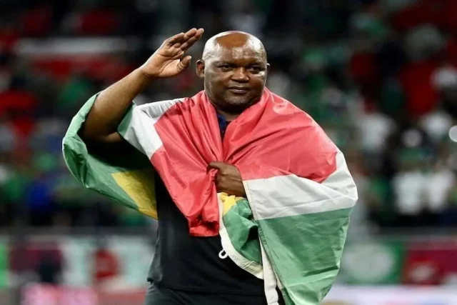 Pitso Mosimane to Bafana Bafana: R10m Salary vs R16.8m Broos Package Pitso Mosimane latest news. Pitso Mosimane Bafana return. Bafana Bafana coach. Pitso Mosimane salary. Bafana Bafana salary. Hugo Broos salary. Bafana Bafana coaching job. South African football. SAFA. Bafana Bafana latest news. Pitso Mosimane news. Bafana coach 2026
