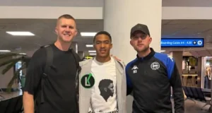 Sundowns Youngster Thato Sibiya Heads to France to Complete Lille Move Thato Sibiya latest news. Thato Sibiya Lille transfer. Mamelodi Sundowns transfer news. Sundowns youngster. Thato Sibiya transfer. Lille OSC. Lille transfer news. South African players in Europe. Sundowns academy. Thato Sibiya France. Thato Sibiya stats. PSL transfer news. South African football. Amajita. Sundowns news. Thato Sibiya Lille