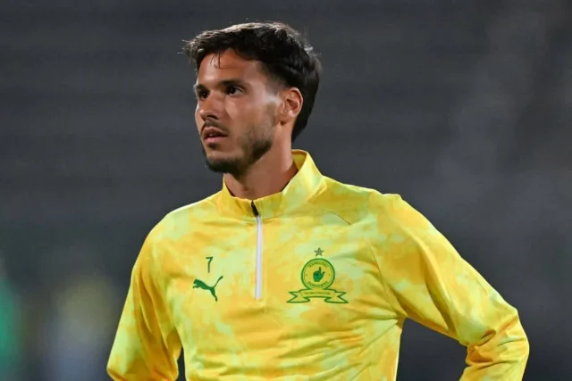 Sundowns Release Miguel Reisinho as Foreign Player Spot Opens Up Miguel Reisinho. Mamelodi Sundowns transfer news. Sundowns foreign players. Sundowns foreign player spots. Miguel Cardoso. Sundowns latest news. Sundowns transfers. Thato Sibiya. Thato Sibiya contract. LOSC Lille. Sundowns squad. PSL transfer news. Mamelodi Sundowns FC
